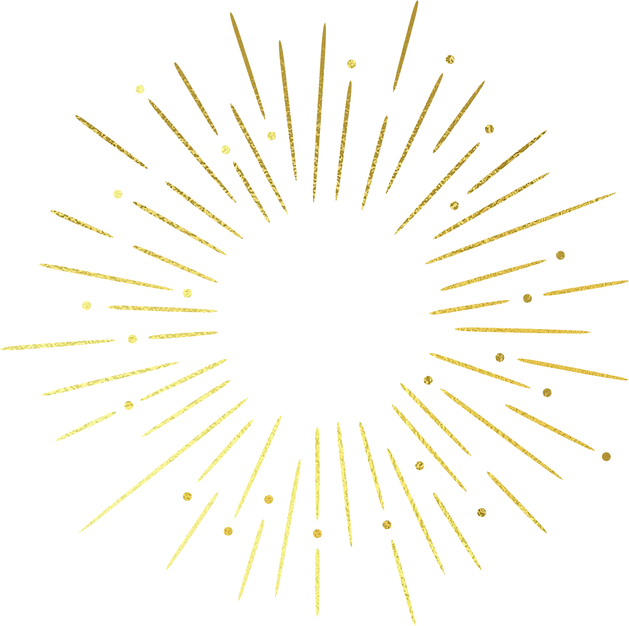 Elegant Gold New Year's Eve Fireworks